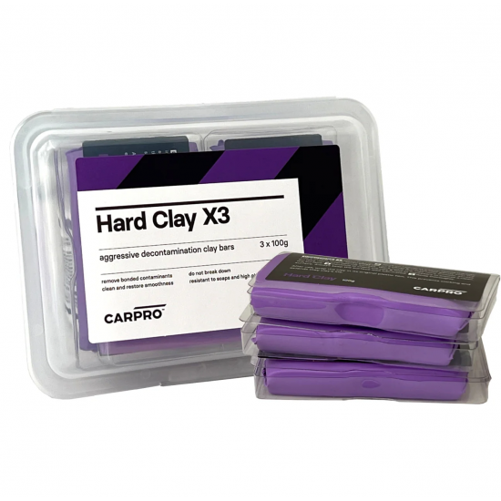 CARPRO HARD CLAY X3 (3X100G HARD CLAY BARS) CARPRO HARD CLAY X3 (3X100G HARD CLAY BARS)